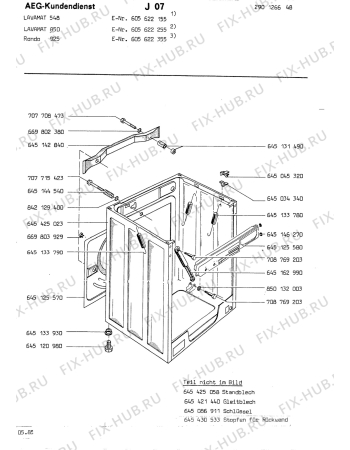 Взрыв-схема стиральной машины Rondo (N Rn) RONDO 925 - Схема узла Section3