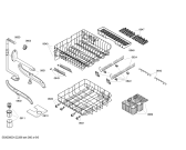 Схема №2 SGS55M02EX Express Silence с изображением Передняя панель для посудомоечной машины Bosch 00444728
