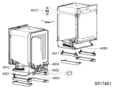 Схема №1 GSX 4966/1 G с изображением Панель для посудомойки Whirlpool 481244011077