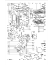 Схема №1 ADP 941/2 WH с изображением Обшивка для посудомоечной машины Whirlpool 481245379992