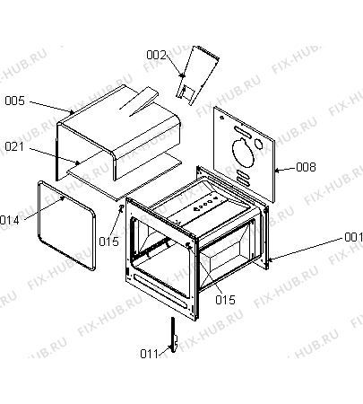 Схема №1 EC51102AX0 (465987, 351A.80) с изображением Переключатель для электропечи Gorenje 529635