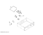 Схема №1 PG366BS с изображением Крепеж для плиты (духовки) Bosch 00428118
