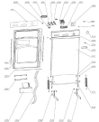 Схема №1 MI61010E (184322, WQP12-9026A) с изображением Панель управления для посудомойки Gorenje 196467