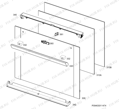 Схема №1 41116IE-WN с изображением Кнопка для духового шкафа Aeg 5612023670