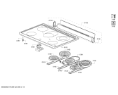 Схема №2 HCB738257I с изображением Ручка конфорки для электропечи Bosch 00629887