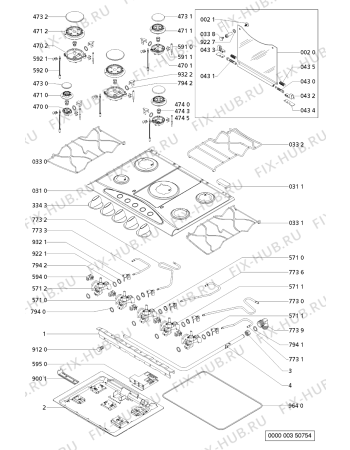Схема №1 AKM 380/IX/01 с изображением Подрешетка для духового шкафа Whirlpool 481945868173