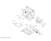 Схема №1 HF25M5R2 с изображением Дверь для духового шкафа Siemens 00686654