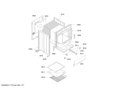 Схема №2 HSW745020E с изображением Панель для электропечи Bosch 00243487