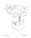 Схема №1 AED4470TQ0 с изображением Кнопка для электросушки Whirlpool 480112101015