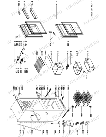 Схема №1 ARL 756/1 с изображением Поверхность для холодильника Whirlpool 481241879914