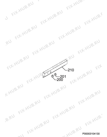 Взрыв-схема холодильника Electrolux DC3500TWL - Схема узла Command panel 037