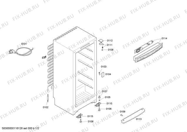 Схема №1 GSV34440 с изображением Дверь для холодильника Bosch 00243996