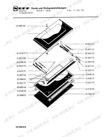 Схема №2 1312041801 1076/211RCSM с изображением Мотор вентилятора для духового шкафа Bosch 00140203