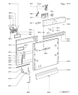 Схема №1 ADG 8515/1 WH с изображением Панель для электропосудомоечной машины Whirlpool 480140100662