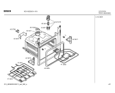Схема №1 HEV100350 с изображением Передняя часть корпуса для электропечи Bosch 00442470