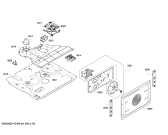 Схема №2 B15E54S0GB с изображением Панель управления для плиты (духовки) Bosch 00675072