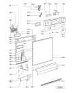 Схема №1 GSF AVANTI/2 WS с изображением Панель для посудомоечной машины Whirlpool 481245372356