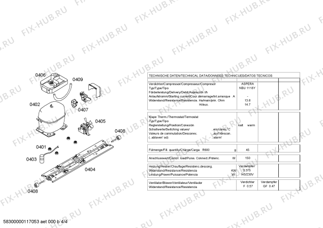 Схема №2 4KF4920A с изображением Панель для холодильной камеры Bosch 00446882