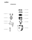 Схема №1 EP5244C0/23 с изображением Корпусная деталь для бритвы (эпилятора) Calor CS-00124336