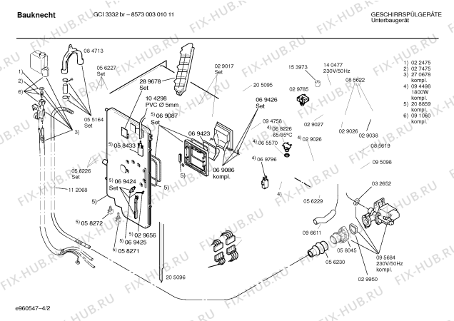 Схема №1 SR5BTA3 с изображением Переключатель для посудомоечной машины Bosch 00058413