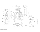 Схема №1 TKA6001 private collection с изображением Переключатель для электрокофеварки Bosch 00603291