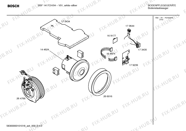 Схема №2 BSF1410CH SILVER EDITION 1600W с изображением Кнопка для электропылесоса Bosch 00179369