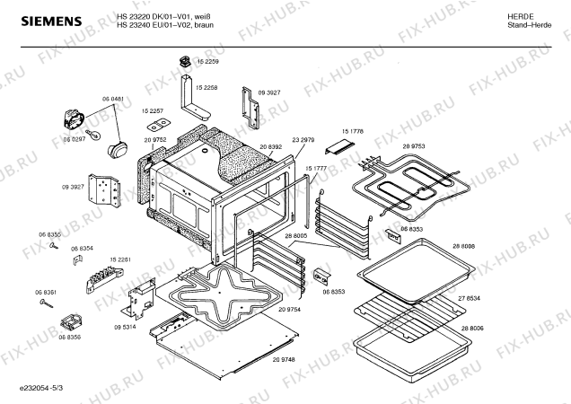 Схема №1 HSN102ASC с изображением Вытяжка для плиты (духовки) Bosch 00152258