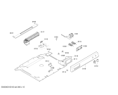 Схема №1 EB260141 с изображением Стеклянная полка для духового шкафа Bosch 00358460