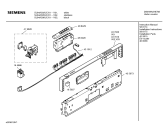 Схема №2 SL84A306UC hydroSensor с изображением Панель управления для электропосудомоечной машины Siemens 00437016