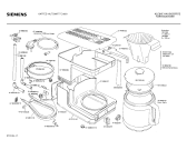 Схема №1 TC6691 с изображением Крышка для электрокофемашины Siemens 00074948