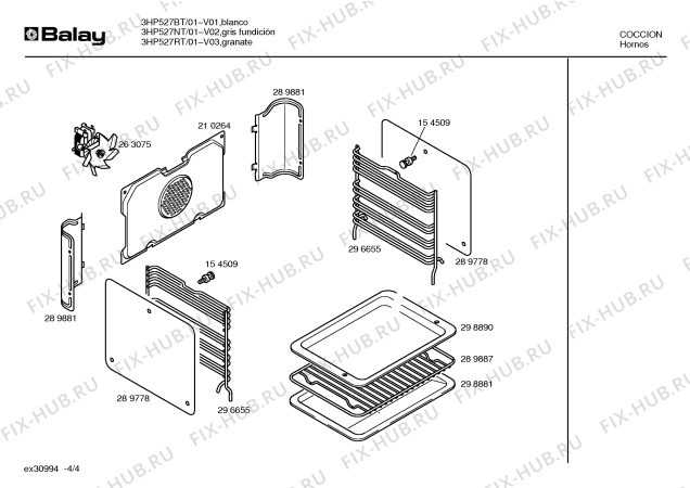 Схема №1 3HP527NT Nostalgia Gris Fundicion Polivalente с изображением Панель для электропечи Bosch 00431775