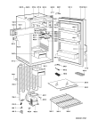 Схема №1 EV 1432/3/BL CH с изображением Дверка для холодильника Whirlpool 481241618155