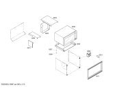 Схема №2 SM272ZS с изображением Рамка для электропечи Bosch 00368499