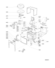 Схема №1 AMW 468 IX с изображением Блок управления для свч печи Whirlpool 481221479916