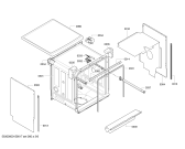 Схема №3 SMS69U46EU SuperSilence с изображением Крышка для посудомойки Bosch 00645814