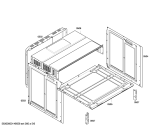 Схема №1 HBN311S1J с изображением Панель управления для плиты (духовки) Bosch 00701635