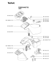 Схема №1 FE800A38/701 с изображением Корпусная деталь для кухонного измельчителя Tefal MS-5A19247