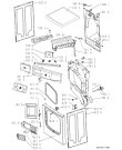 Схема №1 AWZ 8469 WP с изображением Обшивка для стиральной машины Whirlpool 480112100177