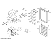 Схема №1 KG56NUW30N, Siemens с изображением Дверь для холодильной камеры Bosch 00718500
