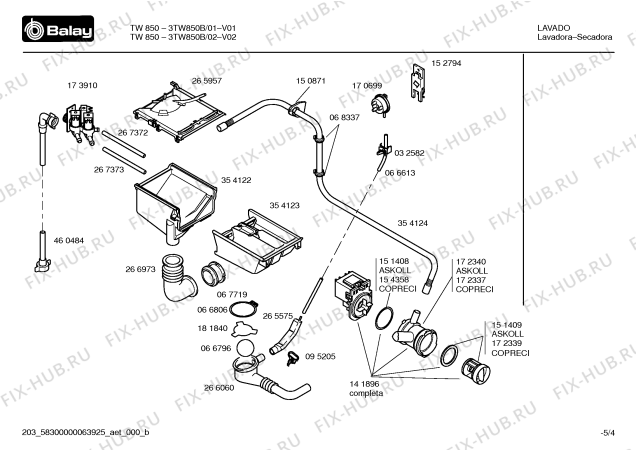 Схема №1 3TW850B TW850 с изображением Ручка выбора температуры для стиральной машины Bosch 00176091