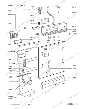 Схема №1 ADG63401N9 (F092038) с изображением Руководство для электропосудомоечной машины Indesit C00361015