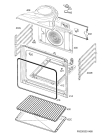 Схема №1 EP3003011M с изображением Модуль (плата управления) для плиты (духовки) Aeg 973940321114027