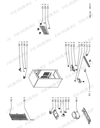 Схема №1 ARB 531/1 с изображением Вноска для холодильной камеры Whirlpool 481944228588