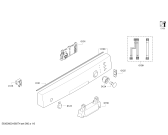 Схема №2 SMS40D62EU с изображением Панель управления для посудомоечной машины Bosch 00742672