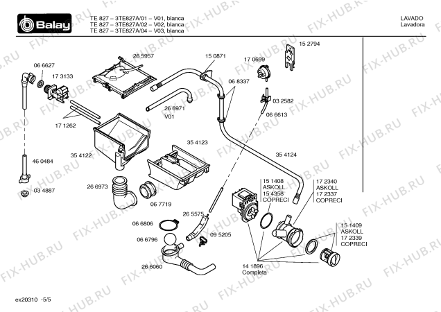 Схема №1 3TE827A TE827 с изображением Панель управления для стиралки Bosch 00356198