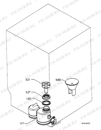 Взрыв-схема посудомоечной машины Juno Senking (N Js) SSI0360E - Схема узла Water softener 066