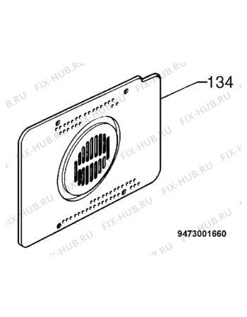 Взрыв-схема плиты (духовки) Rex RB66MSA - Схема узла Kit 269