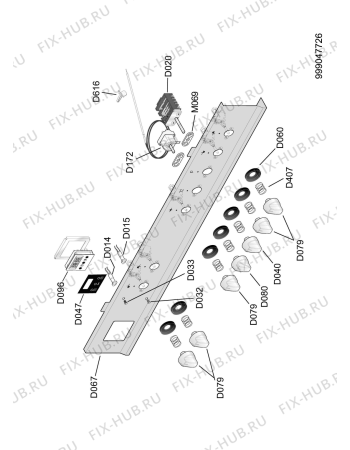 Схема №2 ACH 117 с изображением Покрытие для плиты (духовки) Whirlpool 482000017197