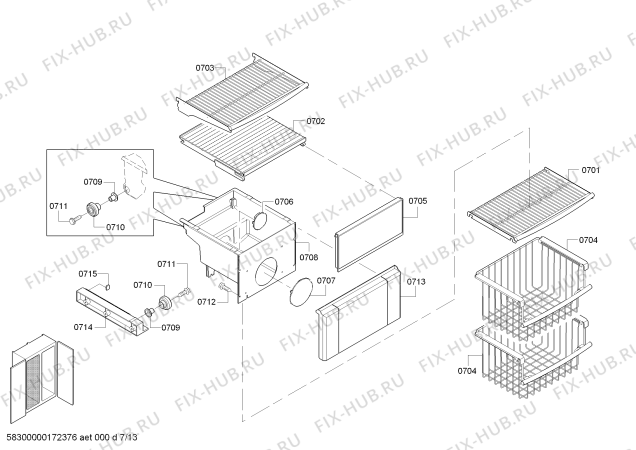 Схема №1 T42BR810NS с изображением Шарнир для посудомоечной машины Bosch 00629234