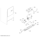 Схема №1 KGN39AD17R Gold Edition с изображением Крышка для холодильной камеры Bosch 00623204